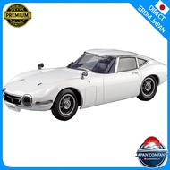 Aoshima 1/32 Rakupla Snap Kit No.06-PW Toyota 2000GT Pegasus White Pre-painted Plastic Model (Automo