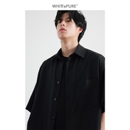 [Whitt Epure] WP Shirakawa Casual Short Sleeve Shirt - Tencel Cotton Blend