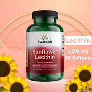 เลซิติน Swanson Sunflower Lecithin 1200mg 90 Softgels