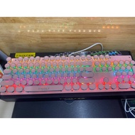 KEYBOARD T-WOLF T75 Mechanical KEYBOARD BLACK & PINK