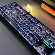 Spider Web Keycap Side Engraved Translucent PBT Original Factory Height Customized Mechanical Keyboa