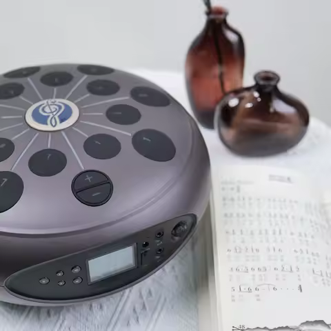 3-in-1 Colorful Musical Scale Handpan Drum for 5.0 Speaker 8-Hour Battery Life Diverse Tones for Rai