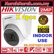HIK HIKVISION 2.0MP 1080P Full HD Indoor IR INFRARED Dome 4 IN 1 2MP Camera X4pcs  DS-2CE76D0T-EXIPF