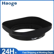 Haoge LH-X35 Square Metal Lens Hood Shade for Fuji Fujifilm XF 35mm f2 R WR and XF 23mm f2 R WR and 