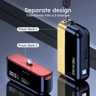 [SG Stock] 2 in 1 Magnetic Power Bank 22.5W Fast Charging Built in Cable Detachable