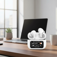 A9pro Wireless Earbuds Bluetooth Noise Cancelling Smart Touch Waterproof Long Battery