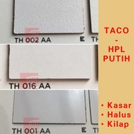 TACO HPL Solid warna PUTIH