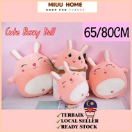 Rabbit Plush Toys Pillow Emoji Cute Popular Bunny Soft Toy Rabbit Doll Birthday Gift Patung Arnab Ba