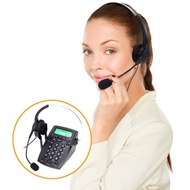 Voicejoy Telephone Desk HT500 with Headphone Call Center VH500