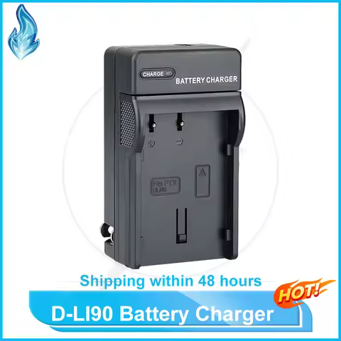 D-LI90 Li-ion Battery Travel Charger for Pentax Digital Cameras K-01 K-3 K-5 K-5 II K-5 IIs K-7 645D