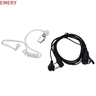 EMERY PTT MIC Headset Baofeng UV-5R BF-888S CB 2 Pin Earbud Headphone Walkie Talkie Accessories Prot