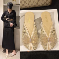 sandal perempuan sandal wanita sandal women Soft Soled Baotou Slippers - Women's Summer Breathable M