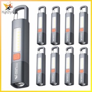 【10PCS】 Smiling SHARK ใหม่ ไฟฉาย LED ไฟฉายอเนกประสงค์ ขนาดเล็ก สว่างมาก ชาร์จไฟได้ กันน้ํา สําหรับตั