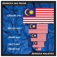 Bendera Malaysia Saiz besar sehingga 240 inci