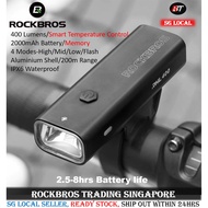 [SG Seller] RockBros light Bicycle light rockbros lights rechargeable LED light bicycle front light headlight torchlight