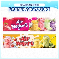 AIR YOGURT Banner - Sales Stall Business Ramadan Fasting Bazaar/ Night Market/ Morning/ Evening/ Sta
