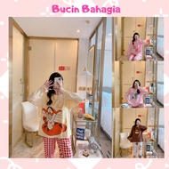 Women's Long Sleeve Pajamas Imported Long Suit Women's Sleepwear Set BT21