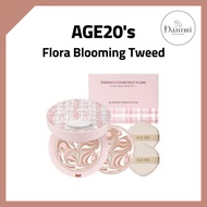 [AGE 20's] Age 20 Essence Cover Pact Flora Blooming Tweed Cushion Edition Main + Refill Set
