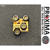 PROXIMA PX26 PREMIUM ALLOY BBS RS2 WHEELS 10mm DISK BRAKE