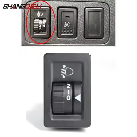 Car Accessories Horizontal Adjustment Headlamp Leveling Switch Height Adjustable Switch Used For Suz