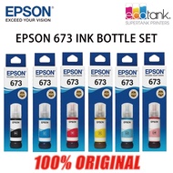Original Epson 673 / T673 Ink EPSON FOR Printer L800 / L805 / L810 / L850 / L1800 series Bottle BK/C