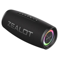 ZEALOT ลำโพงบลูทูธ S56กำลังขับ40W พร้อมเบส Ipx6กันน้ำตั้งแคมป์กลางแจ้ง Khfkdy-Cb