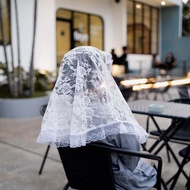 White Mantila Cloth Catholic Mass Veil Church Mass Equipment Catholic Prayer Cloth Catholic Veil
