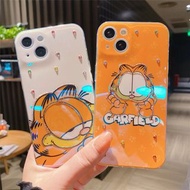 8630加菲貓閃粉貼鉆手機電話殼IPHONE 13 PRO PROMAX MINI 12 SE2 11 7 8 X PLUS XS XR MAX