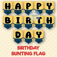 BUNTING FLAG BANNER MINION BIRTHDAY FLAG DECORATION BANNER