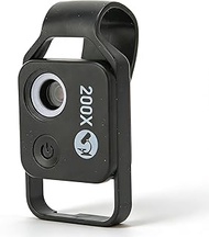 APL‑MS002 200x Phone Microscope, Mini Pocket Microscope, 6 LED Light Guides, 2 Levels of Brightness 