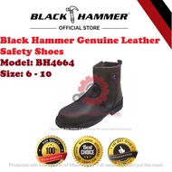 *Promotion* Black Hammer BH4664 Genuine Leather Safety Shoes