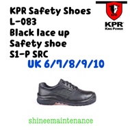 KPR Safety Shoes L-083 black lace up safety shoe