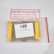 100 Resistors 1/4W Ohm