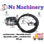 CARBURETOR ASSEMBLY FOR BRUSH CUTTER TB43,TL43