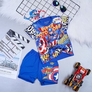 Captain Shield 3D superhero sundress gives away a cool superhero mask