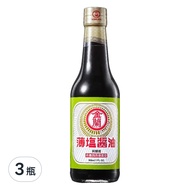 KIMLAN 金蘭 薄鹽醬油  500ml  3瓶