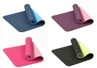MITCH - 深綠Eco-Friendly TPE Yoga Mat 雙色 瑜伽垫--Size: 183cm x 61cm x 6mm
