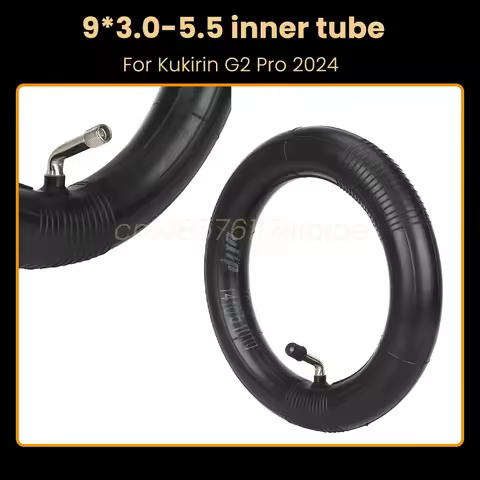 9×3.0-5.5 Thicken Inner Tubes Tyre For Kukirin G2 Pro 2024 Electric Scooters Nature Rubber Inner Tir