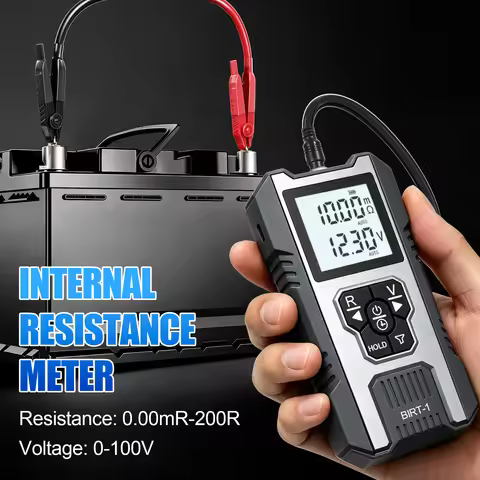 BIRT-1 18650 Lithium Battery Tester 0-100V 0-200Ω Voltage Internal Resistance Tester DIY Battery Fix