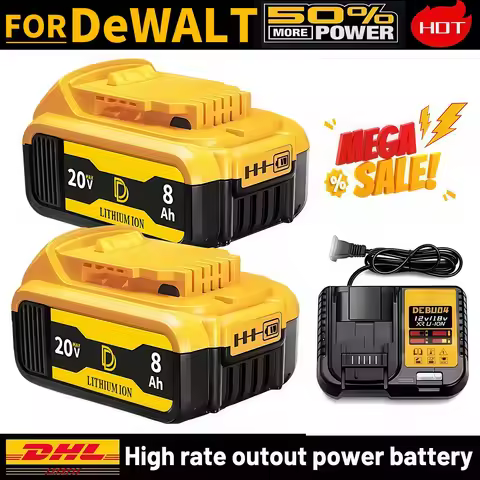 for DEWALT 20V 6000&8000mAh lithium ion battery, dewalt power tool DCB606, DCB205，DCB206，DCBGene，DCB