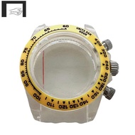 39MM Watch Case Sapphire Glass Case for Quartz VK63 Movement Cases Wearable Watch Accessories