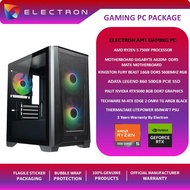 ELECTRON AM1 DIY GAMING PC PACKAGE ( AMD RYZEN R5-7500F, 16GB, 500GB SSD, NVIDIA RTX5060 8GB, W11P)