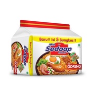 Sedaap Instant Fried & Boiled Noodles 5 x 90 g m