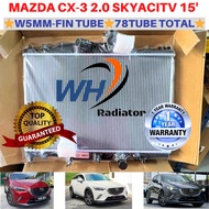 MAZDA CX3 CX-3 SKYACTIV 2.0L 15' TOP QUALITY W5MM-FIN 78TUBE TOTAL AUTO/MANUAL Radiator Tangki Air