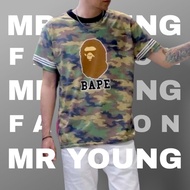 BAPE IMPORT TSHIRT / TEE A BATHING APE CAMO / BAPE JAPAN ARMY