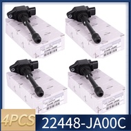 1/4pcs คอยล์จุดระเบิด Nissan นิสสัน มาชร์ ทีด้า อัลเมร่า แท้มือสอง PART NO 22448-JA00C