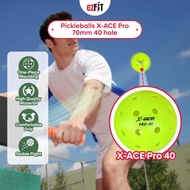 EzFit Pickleballs Pro 40 X-ACE 40 holes 74MM Tournament Outdoor Durable Training Competition (equiva