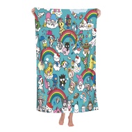 Tokidoki Microfiber Soft Bath Towel Fashion Unisex Quick Dry Magic Bath Beach Spa Bath Towel 80x130cm