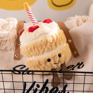 Jellycat Birthday Cake Plush Toy Little Cake Plush Soft Stuffed Toys For Kids birthday for girlfrien
