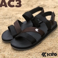 รองเท้าแตะชายหาด KITO สำหรับผู้ชาย พื้นยางธรรมชาติ รองเท้าแตะชายหาดแบบสวมหัวสปอร์ตแบบลำลอง ฤดูร้อน 2